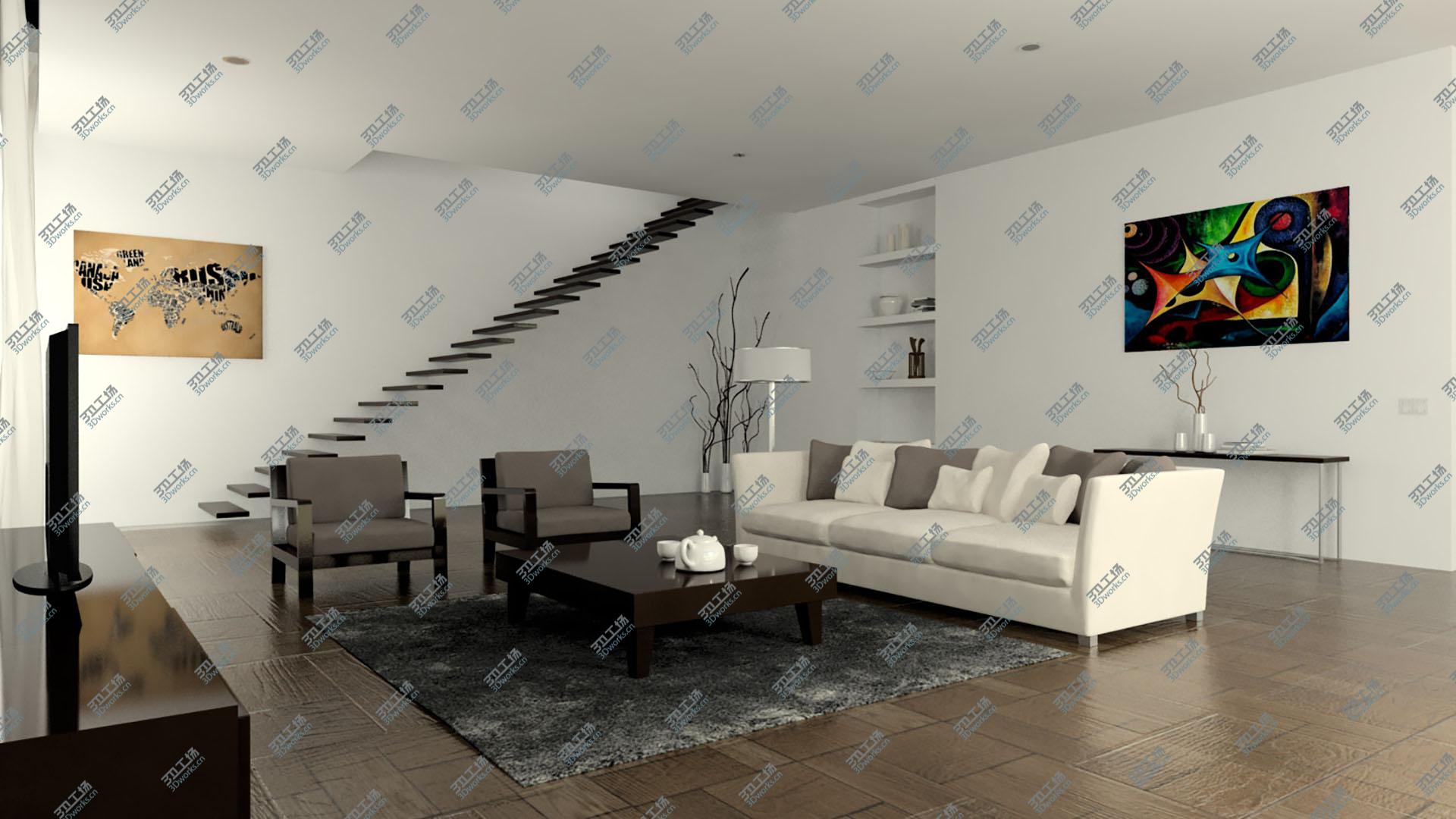 images/goods_img/2021040233/Modern House Exterior with Garden and Interiors for Maya and 3dsmax/5.jpg